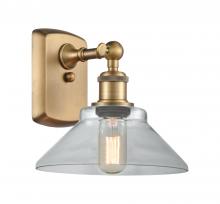 Innovations Lighting 516-1W-BB-G132 - Orwell - 1 Light - 8 inch - Brushed Brass - Sconce