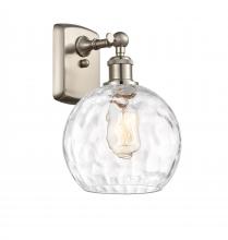 Innovations Lighting 516-1W-SN-G1215-8 - Athens Water Glass - 1 Light - 8 inch - Brushed Satin Nickel - Sconce