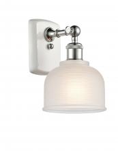 Innovations Lighting 516-1W-WPC-G411 - Dayton - 1 Light - 6 inch - White Polished Chrome - Sconce