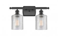 Innovations Lighting 516-2W-BK-G112 - Cobbleskill - 2 Light - 15 inch - Matte Black - Bath Vanity Light