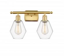 Innovations Lighting 516-2W-SG-G652-6 - Cindyrella - 2 Light - 16 inch - Satin Gold - Bath Vanity Light