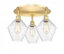 Innovations Lighting 516-3C-SG-G654-8 - Cindyrella - 3 Light - 20 inch - Satin Gold - Flush Mount