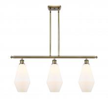  516-3I-AB-G651-7 - Cindyrella - 3 Light - 36 inch - Antique Brass - Cord hung - Island Light