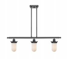 Innovations Lighting 516-3I-BK-CE231-W - Kingsbury - 3 Light - 36 inch - Matte Black - Cord hung - Island Light