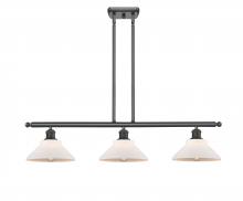 Innovations Lighting 516-3I-OB-G131 - Orwell - 3 Light - 36 inch - Oil Rubbed Bronze - Cord hung - Island Light