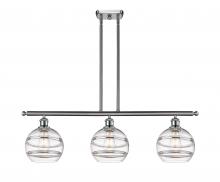 Innovations Lighting 516-3I-SN-G556-8CL - Rochester - 3 Light - 36 inch - Brushed Satin Nickel - Cord hung - Island Light