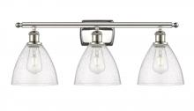 Innovations Lighting 516-3W-PN-GBD-754 - Bristol - 3 Light - 28 inch - Polished Nickel - Bath Vanity Light