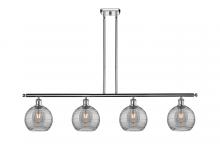 Innovations Lighting 516-4I-PC-G1213-8SM - Athens Deco Swirl - 4 Light - 48 inch - Polished Chrome - Cord hung - Island Light