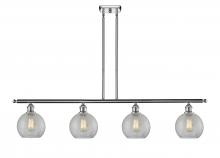 Innovations Lighting 516-4I-PC-G125 - Athens - 4 Light - 48 inch - Polished Chrome - Cord hung - Island Light