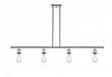 Innovations Lighting 516-4I-PN-LED - Bare Bulb - 4 Light - 48 inch - Polished Nickel - Cord hung - Island Light