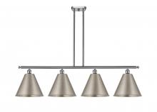 Innovations Lighting 516-4I-SN-MBC-12-SN - Berkshire - 4 Light - 50 inch - Brushed Satin Nickel - Cord hung - Island Light