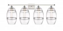 Innovations Lighting 516-4W-WPC-G557-8CL - Vaz - 4 Light - 38 inch - White Polished Chrome - Bath Vanity Light