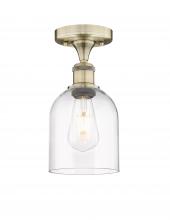 Innovations Lighting 616-1F-AB-G558-6CL - Bella - 1 Light - 6 inch - Antique Brass - Semi-Flush Mount