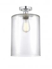 Innovations Lighting 616-1F-PC-G112-L - Cobbleskill - 1 Light - 9 inch - Polished Chrome - Semi-Flush Mount