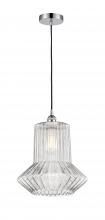 Innovations Lighting 616-1P-PC-G212 - Springwater - 1 Light - 12 inch - Polished Chrome - Cord hung - Mini Pendant