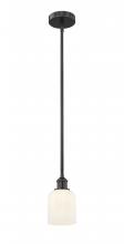 Innovations Lighting 616-1S-BK-G559-5GWH - Bridal Veil - 1 Light - 5 inch - Matte Black - Cord hung - Mini Pendant