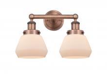 Innovations Lighting 616-2W-AC-G171 - Fulton - 2 Light - 16 inch - Antique Copper - Bath Vanity Light