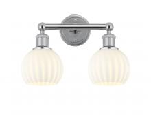 Innovations Lighting 616-2W-PC-G1217-6WV - White Venetian - 2 Light - 15 inch - Polished Chrome - Bath Vanity Light