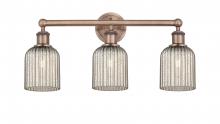 Innovations Lighting 616-3W-AC-G559-5ME - Bridal Veil - 3 Light - 23 inch - Antique Copper - Bath Vanity Light