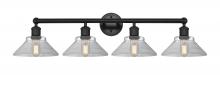 Innovations Lighting 616-4W-BK-G132 - Orwell - 4 Light - 35 inch - Matte Black - Bath Vanity Light