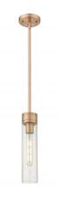 Innovations Lighting 617-1S-AC-G617-11SDY - Boreas - 1 Light - 3 inch - Antique Copper - Stem Hung - Mini Pendant