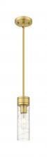 Innovations Lighting 617-1S-BB-G617-8DE - Boreas - 1 Light - 3 inch - Brushed Brass - Stem Hung - Mini Pendant