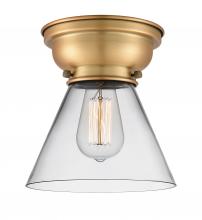 Innovations Lighting 623-1F-BB-G42 - Cone - 1 Light - 8 inch - Brushed Brass - Flush Mount