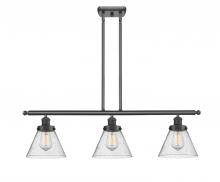 Innovations Lighting 916-3I-BK-G44 - Cone - 3 Light - 36 inch - Matte Black - Stem Hung - Island Light