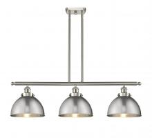 Innovations Lighting 916-3I-SN-MFD-10-SN - Derby - 3 Light - 36 inch - Brushed Satin Nickel - Stem Hung - Island Light