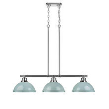 Golden 3602-3LP CH-SF - 3 Light Linear Pendant