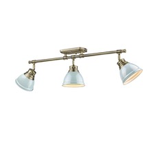 Golden 3602-3SF AB-SF - Duncan Semi-Flush - Track Light