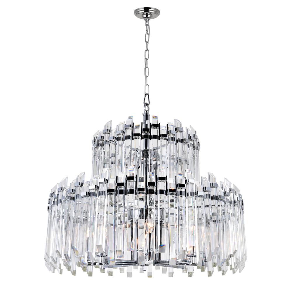 Henrietta 12 Light Chandelier With Chrome Finish