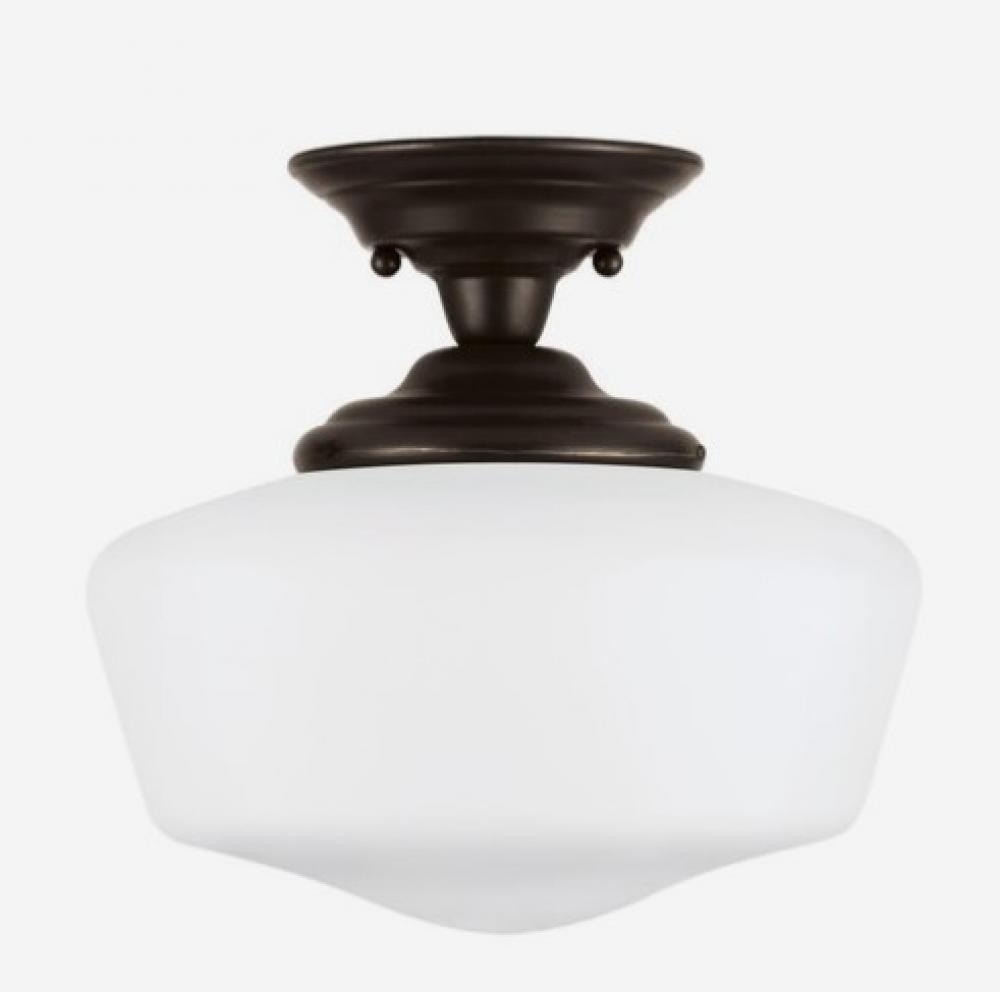 Academy 1lt Semi-Flush / Bronze