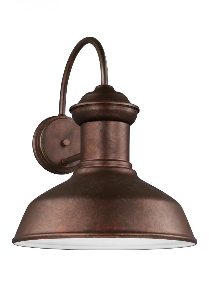 Fredricksburg traditional 1-light outdoor exterior Dark Sky compliant large wall lantern sconce in w