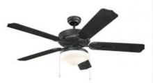 Generation Lighting 5WF52BKD-L - Monte Carlo Weatherford 52" Indoor / Outdoor Fan - Matte Black