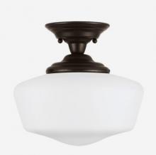 Generation Lighting 77437-710 - Academy 1lt Semi-Flush / Bronze