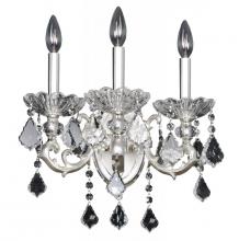 Allegri by Kalco Lighting 023121-017-SE001 - Praetorius 3 Light Wall Bracket W/Swarovski Elements Crystal W/Two-Tone Silver