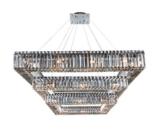 Allegri by Kalco Lighting 11780-010-FR001 - Quadro 35 Inch Square 3 Tier Pendant