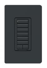 Lutron Electronics RRD-HN6BRL-BL - CL RA2 6BRL HYB ST KEYPAD BLACK