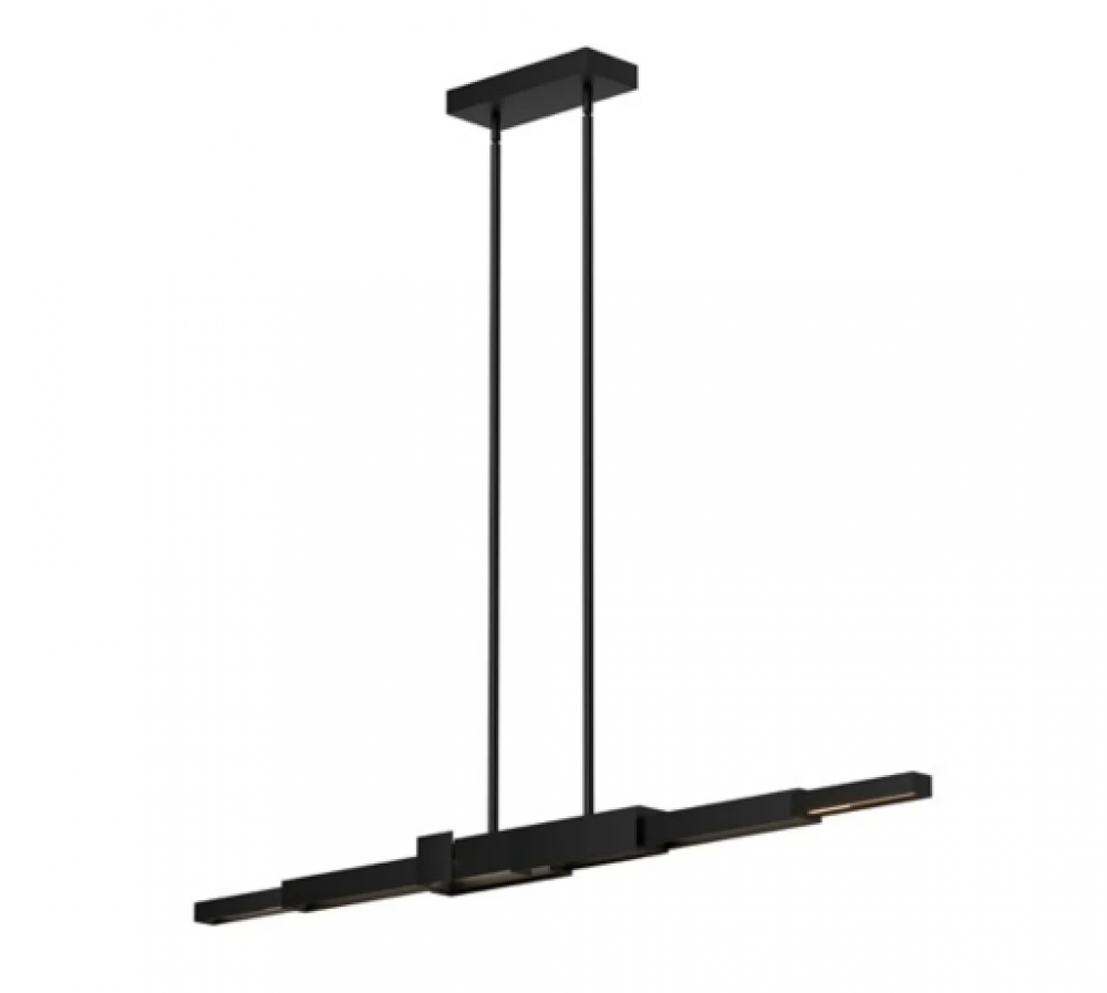 Enzo 60-in Black LED Linear Pendant