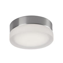 Kuzco Lighting Inc FM3506-BN - Bedford 6-in Brushed Nickel/Frosted LED Flush Mount