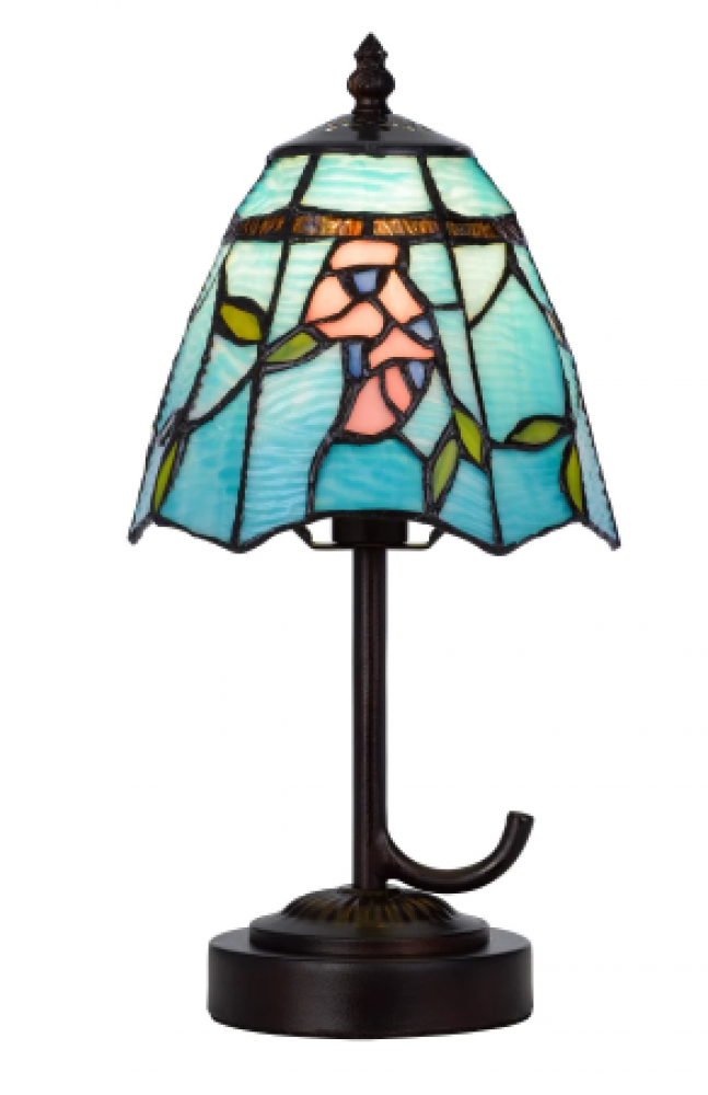 40w Metal/Resin Tiffany Accent Lamp With Inline Switch