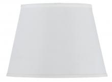  SH-1247 - Hardback White Faux Silk Shade