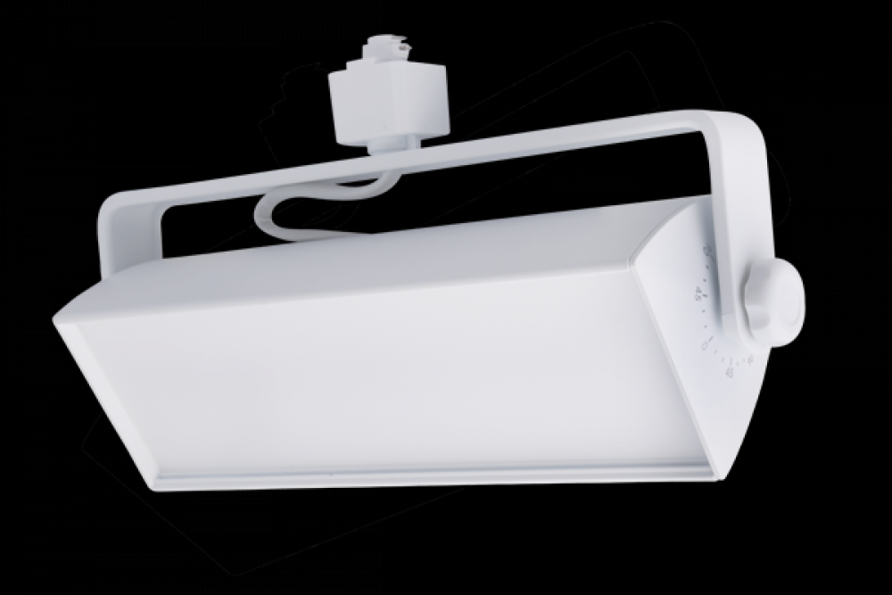 LED Distell Wall Wash Track Fixture