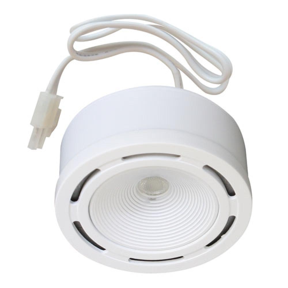 DISCON MINI LED PUCK LIGHT KIT  WHITE