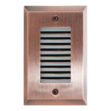 Elco Lighting ELST9630BZ - Mini LED Step Light with Angled Louver