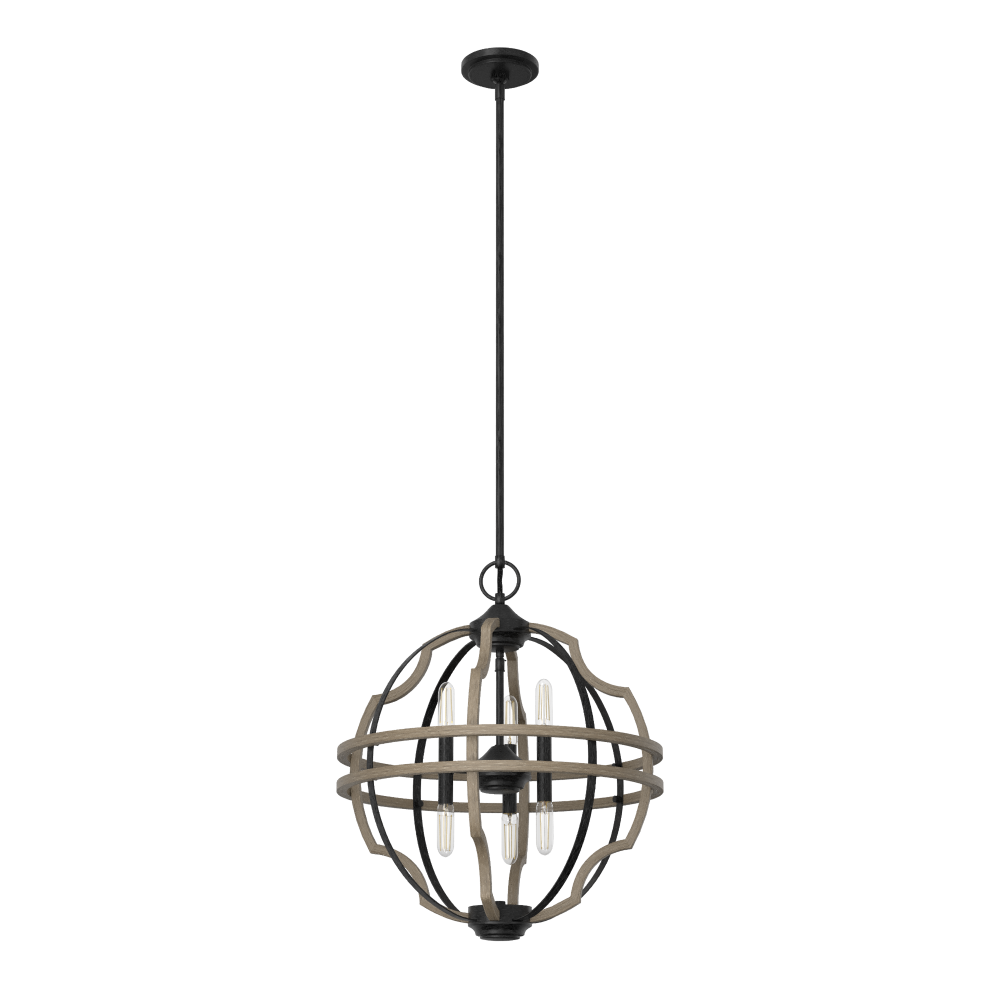 Stone Creek 6 Light Pendant 19 inch