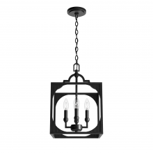 Hunter 19283 - Hunter Highland Hill Rustic Iron 4 Light Pendant Ceiling Light Fixture