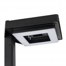 Gama Sonic 217i20001 - Contemporary Square Solar Post Light + Modern Square Pole