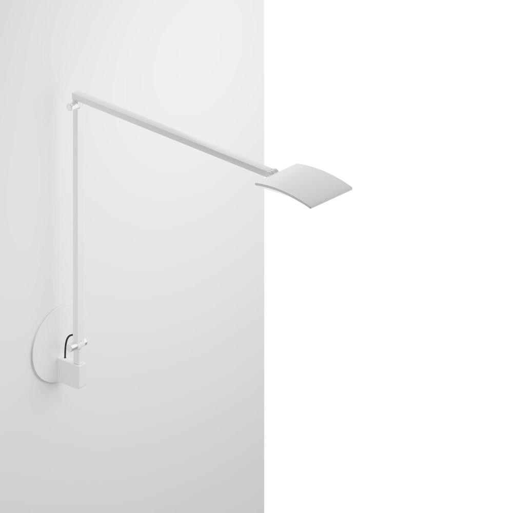 Mosso Pro Desk Lamp with hardwired wall mount (White)